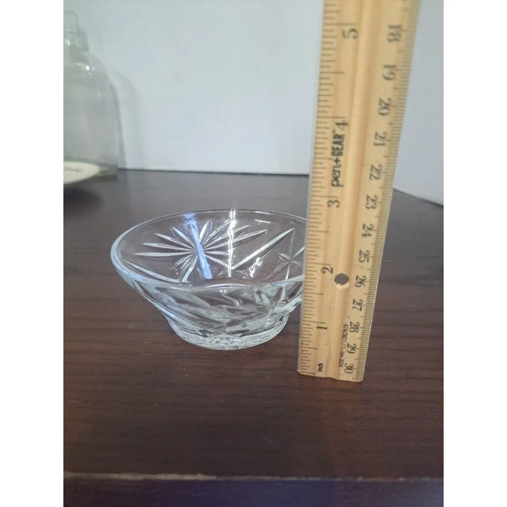 Set Of 8 Vintage Anchor Hocking EAPC Star Of David Dessert Bowls